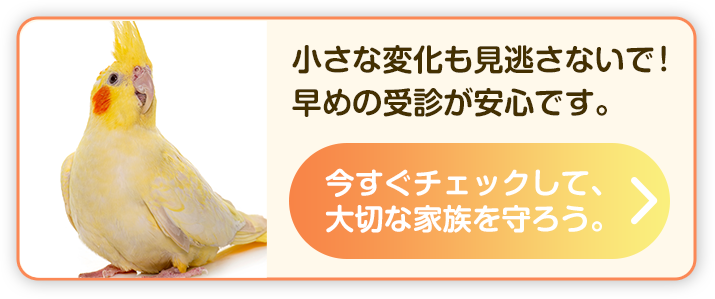 ちょっとした症状でも、迷わず病院へ。
